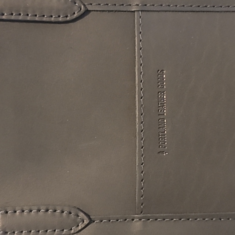 Portland Leather Black Tote - Picture 5 of 8